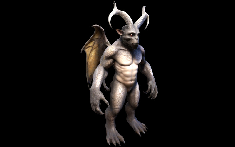 Menagerie mitica: modello 3D dei Gargoyle Guardians - Caratteristiche Immagine 10