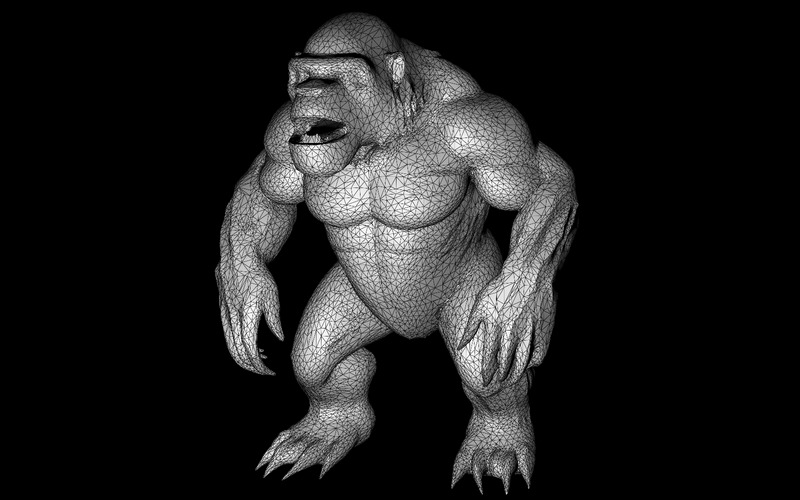 Savage Primal Gorilla Evolution Pack Model 3D - Obraz funkcji 13