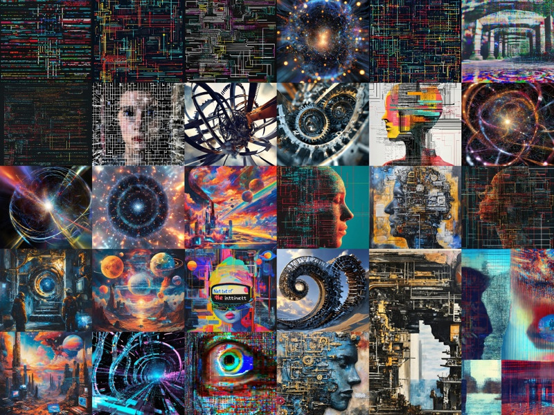 Digital Consciousness Mosaic Collection - Features Image 1
