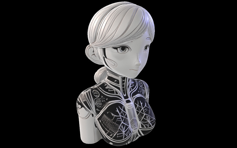 Sibernetik FeMuse Göğüs 3D Modeli - Features Image 1