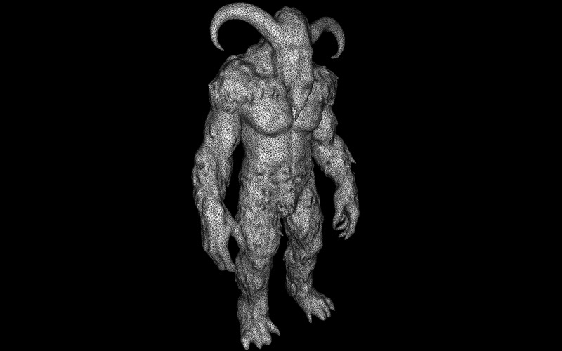 Menagerie mitica: modello 3D dei Gargoyle Guardians - Caratteristiche Immagine 3