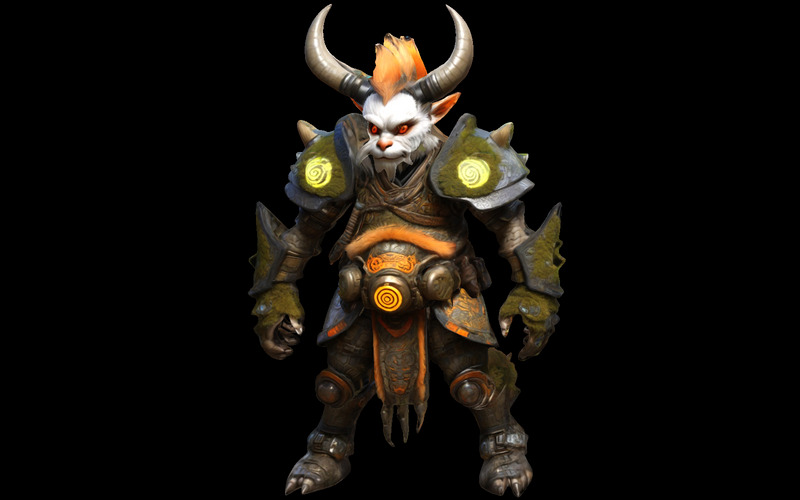 Guardiani cornuti mistici - Pacchetto modello 3D di creature fantasy - Caratteristiche Immagine 4