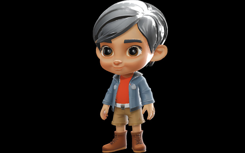 Chibi Crew: Expressive Cartoon Characters 3D Model - Features Image 4