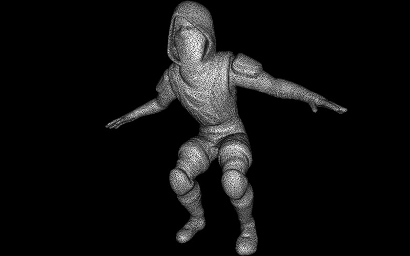 Figura de ação Ninja Stealth, modelo de impressão 3D grátis - Features Image 2