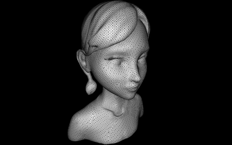 Cyber Maiden Model wydrukowany w 3D - Obraz funkcji 2
