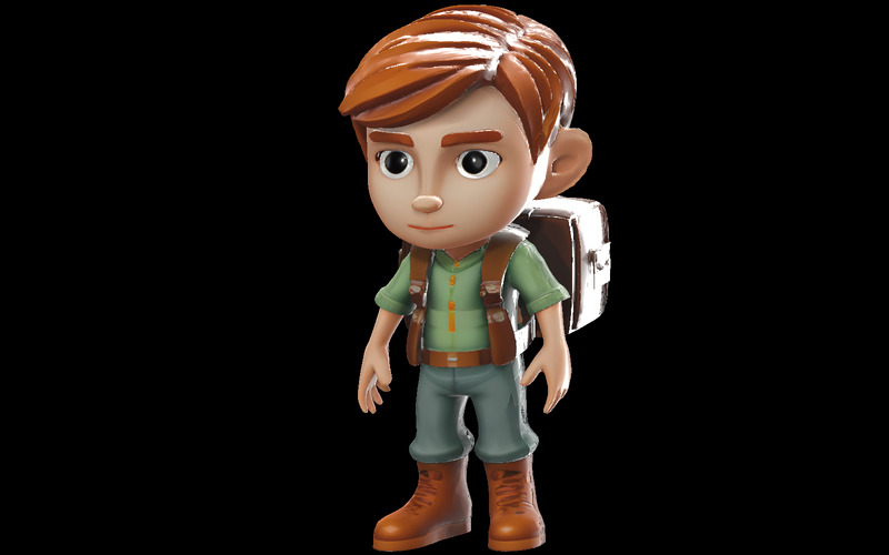 Whimsical Wanderers: Abenteuerpaket für Kinder 3D-Modell - Eigenschaften Bild 24