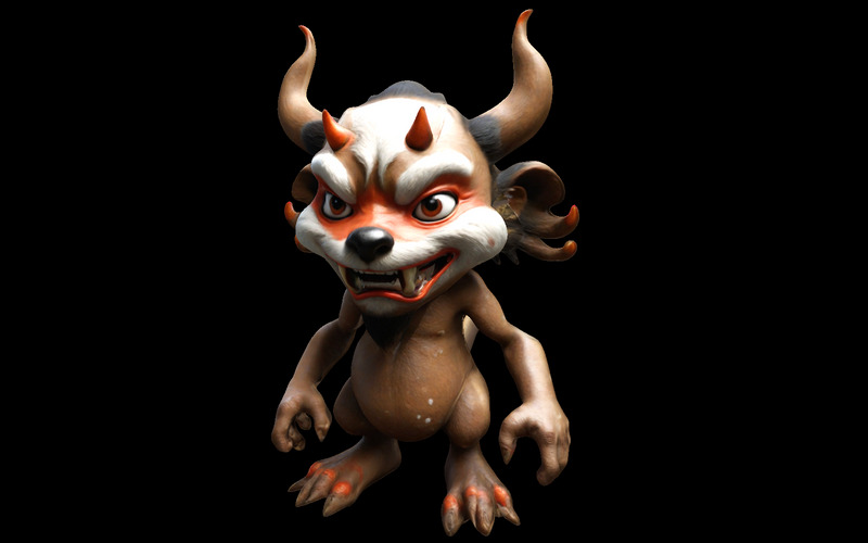 Collezione di modelli 3D di Guardiani Cornuti Mitici - Caratteristiche Immagine 12