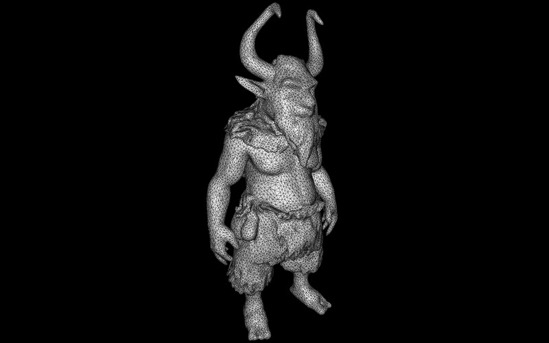 Tribù mitica dei Minotauri: Collezione di creature cornute fantasy, modello 3D - Caratteristiche Immagine 11