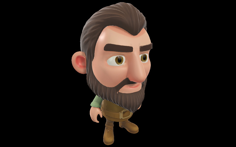 CharacterVerse: Kolekcja różnorodnych bohaterów i złoczyńców Model 3D - Obraz funkcji 6