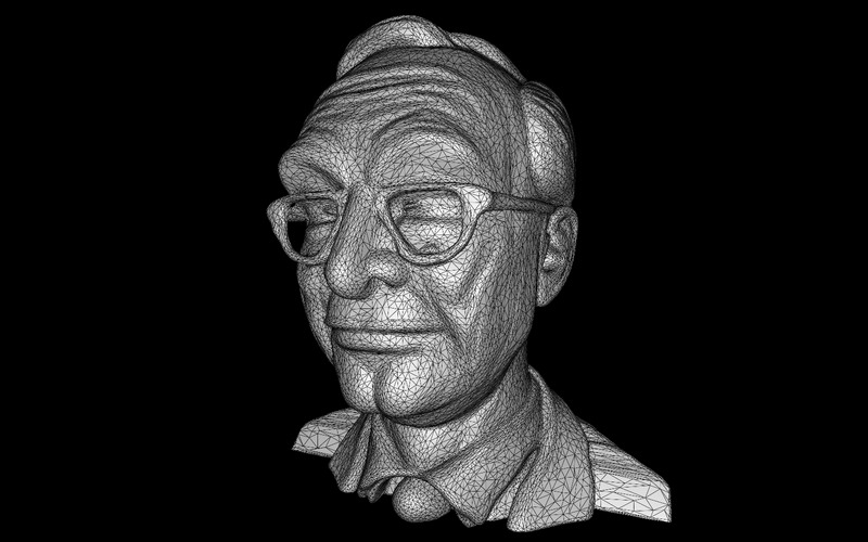 Klasik Beyefendi Büstü Heykeli Ücretsiz 3D Model - Features Image 2