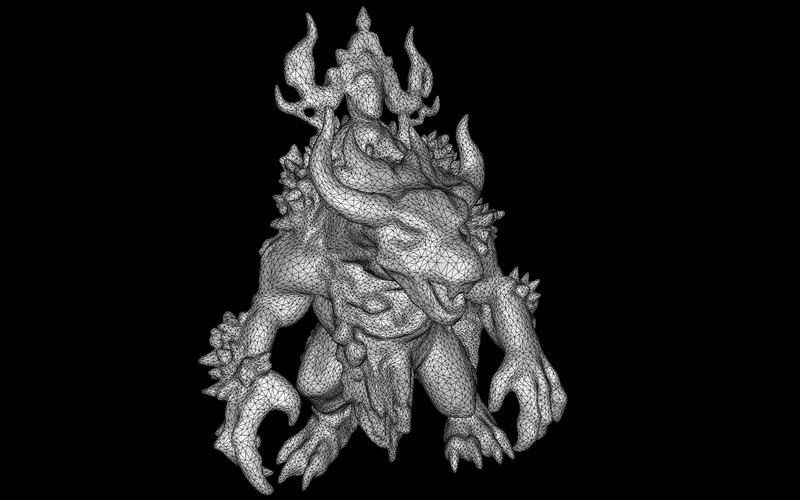 Menagerie mitica: modello 3D dei Gargoyle Guardians - Caratteristiche Immagine 27