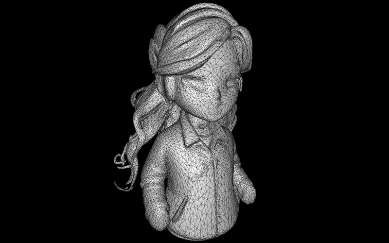 Anime Bebek Koleksiyonluk Büst Alacakaranlık İlham Perisi Ücretsiz 3D Model - Features Image 4