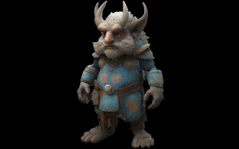 Collezione di modelli 3D di Guardiani Cornuti Mitici - Caratteristiche Immagine 8