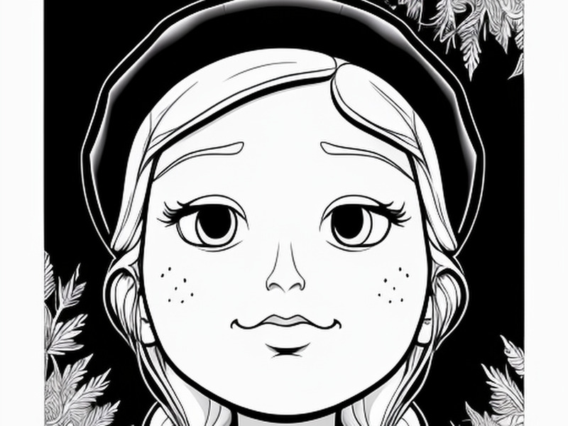 Monochrome Dreams: 50 AI Character Portrait Collection - Features Image 15