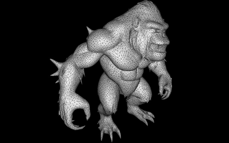 Savage Primal Gorilla Evolution Pack Model 3D - Obraz funkcji 19