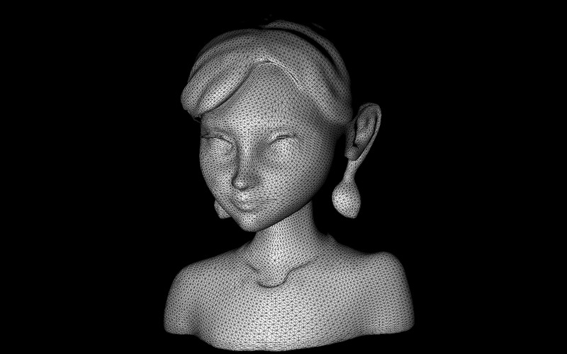 Cyber Maiden Model wydrukowany w 3D - Obraz funkcji 8