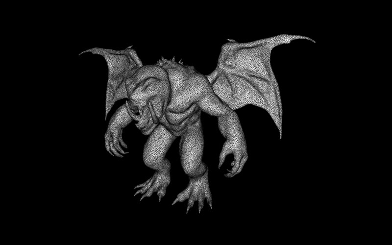 Menagerie mitica: modello 3D dei Gargoyle Guardians - Caratteristiche Immagine 29