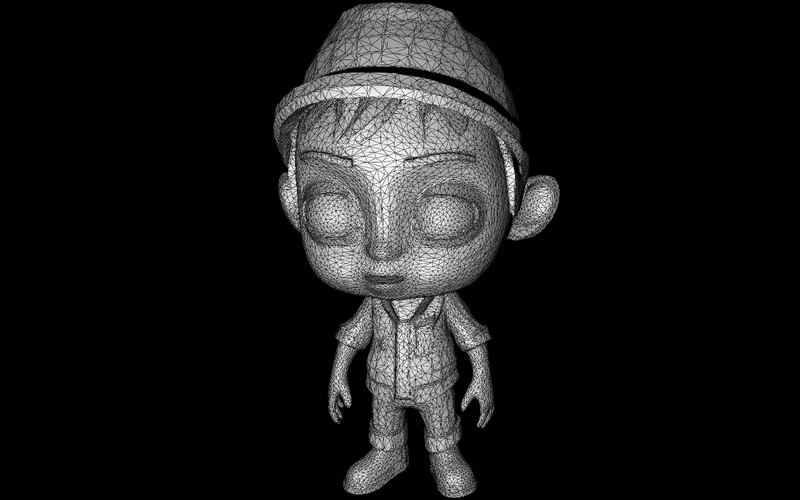 Przyjazna Fantastyka i Dziwaczna Kolekcja Postaci Zombie Model 3D - Obraz funkcji 9