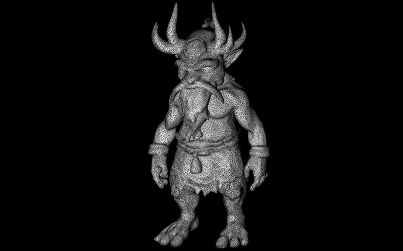 Tribù mitica dei Minotauri: Collezione di creature cornute fantasy, modello 3D - Caratteristiche Immagine 21