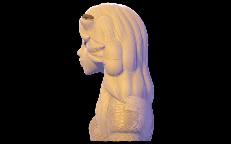 Popiersie Zaczarowanego Strażnika Model Druku 3D - Obraz funkcji 7