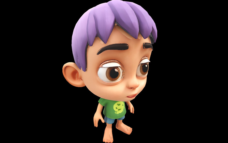 Chibi Crew: Expressive Cartoon Characters 3D Model - Features Image 10