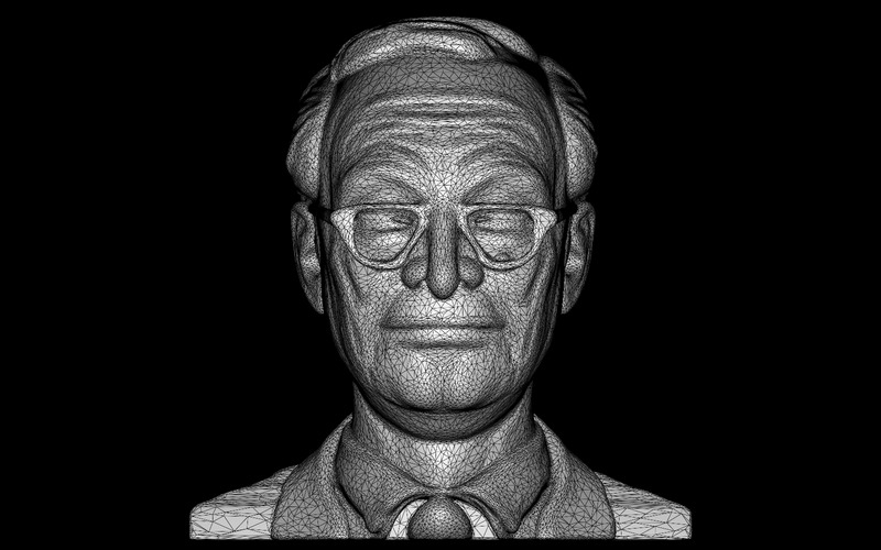 Klasik Beyefendi Büstü Heykeli Ücretsiz 3D Model - Features Image 6