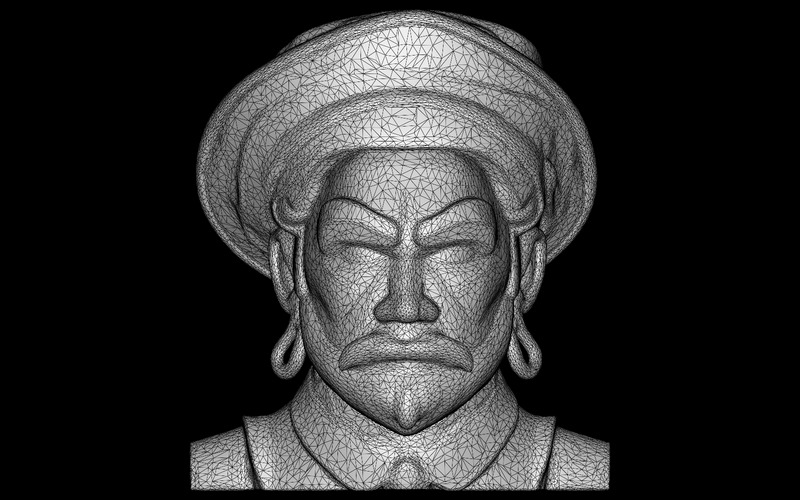 Mistyczny model popiersia turbanu 3D - Obraz funkcji 4