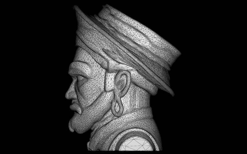 Mistyczny model popiersia turbanu 3D - Obraz funkcji 6
