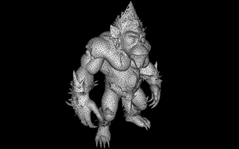 Savage Primal Gorilla Evolution Pack Model 3D - Obraz funkcji 15
