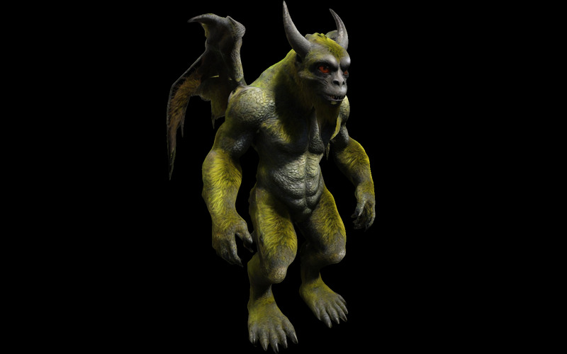 Menagerie mitica: modello 3D dei Gargoyle Guardians - Caratteristiche Immagine 14