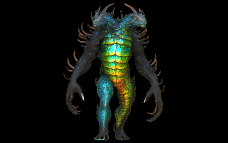 Collezione di bestie mitologiche: pacchetto di creature fantasy modello 3D gratuito - Caratteristiche Immagine 2
