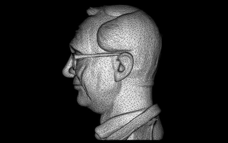 Klasik Beyefendi Büstü Heykeli Ücretsiz 3D Model - Features Image 8
