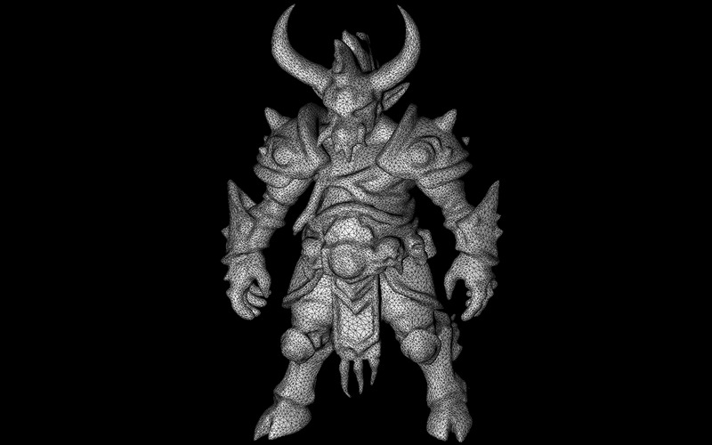 Guardiani cornuti mistici - Pacchetto modello 3D di creature fantasy - Caratteristiche Immagine 5