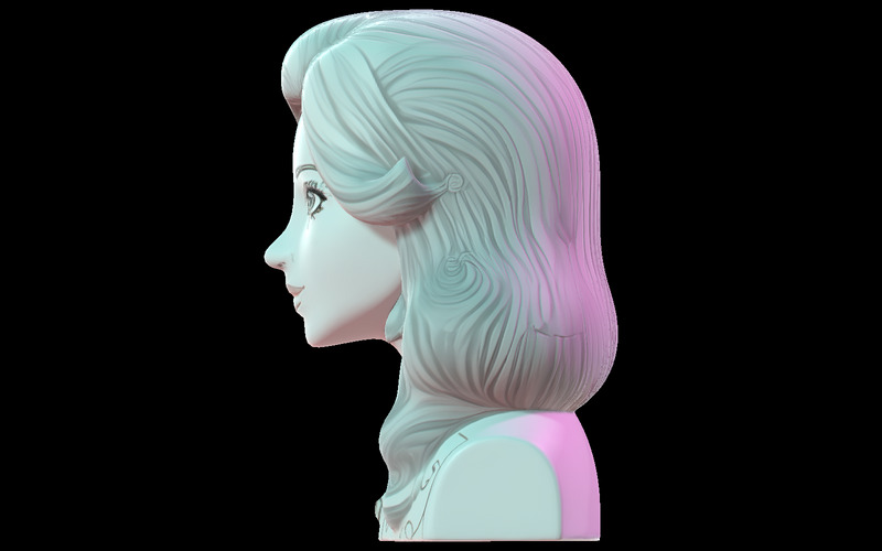 Elegancki model 3D biustu z dodatkiem sztucznej inteligencji - Obraz funkcji 5