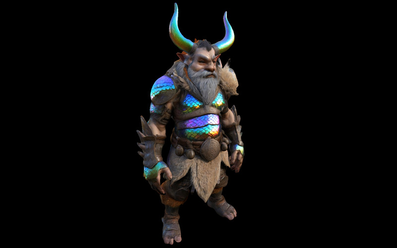 Collezione di modelli 3D di Guardiani Cornuti Mitici - Caratteristiche Immagine 6