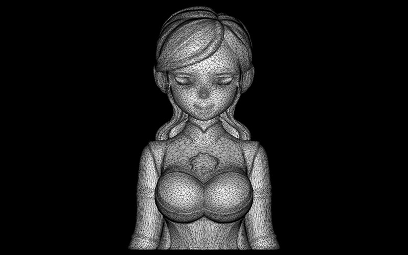 神圣的太阳祝福半身像免费 3D 模型 - Features Image 4