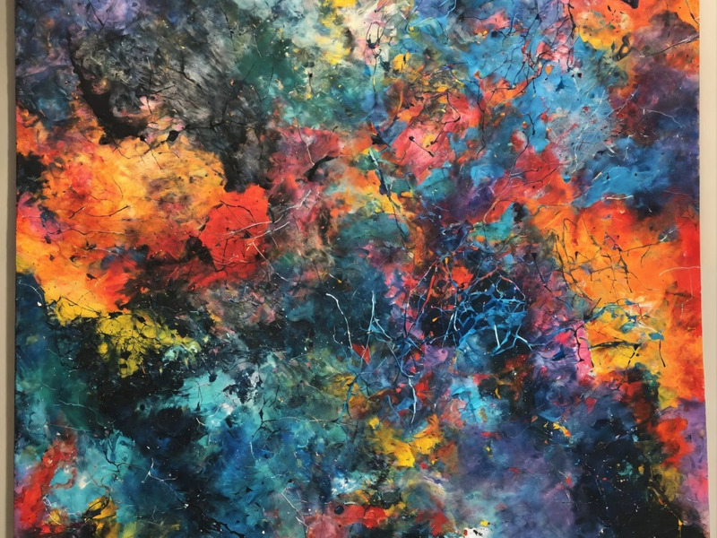 Vibrant Explosion: AI Abstract Art Collection - Features Image 3