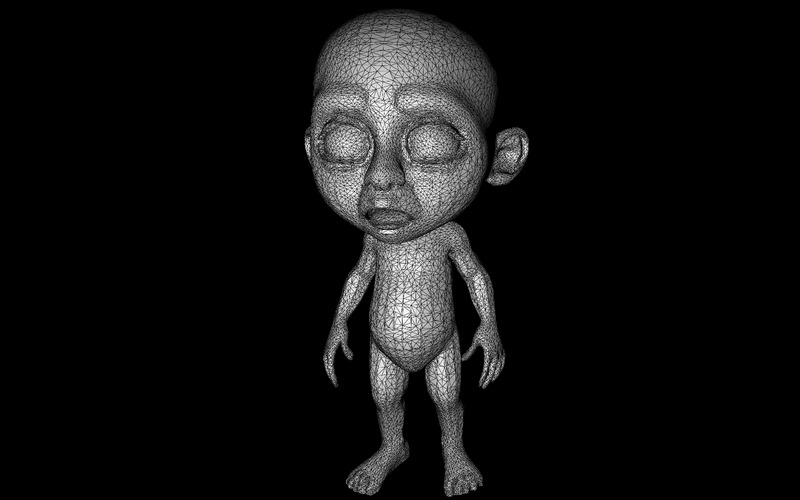 Przyjazna Fantastyka i Dziwaczna Kolekcja Postaci Zombie Model 3D - Obraz funkcji 29