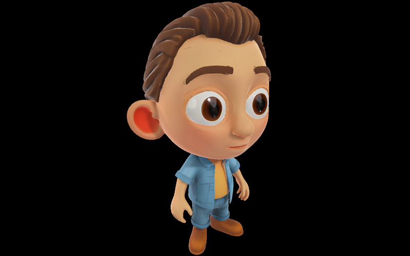 Chibi Crew: Expressive Cartoon Characters 3D Model - Features Image 6