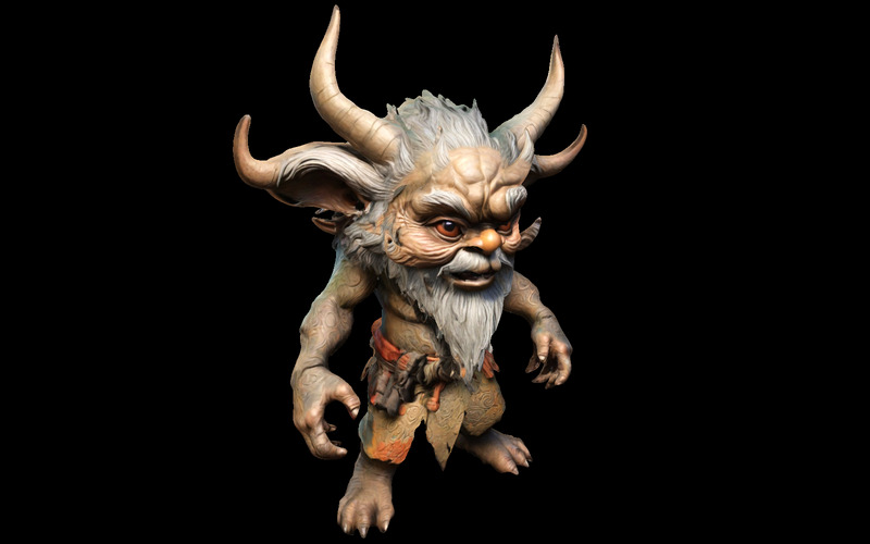 Collezione di modelli 3D di Guardiani Cornuti Mitici - Caratteristiche Immagine 14