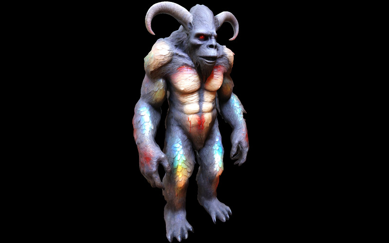 Menagerie mitica: modello 3D dei Gargoyle Guardians - Caratteristiche Immagine 2