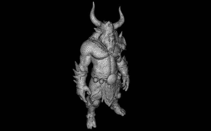 Collezione di modelli 3D di Guardiani Cornuti Mitici - Caratteristiche Immagine 7