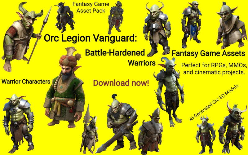 Авангард Оркового Легиона: 3D-модель закаленных в боях воинов - Features Image 1