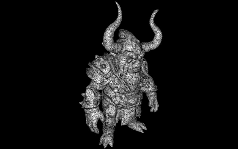 Tribù mitica dei Minotauri: Collezione di creature cornute fantasy, modello 3D - Caratteristiche Immagine 19