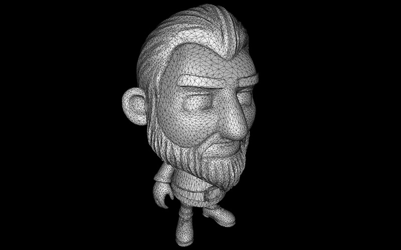 CharacterVerse: Kolekcja różnorodnych bohaterów i złoczyńców Model 3D - Obraz funkcji 7