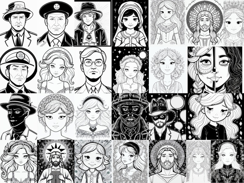 AI Portrait Gallery Collection - 26 Unique Designs - Features Image 1