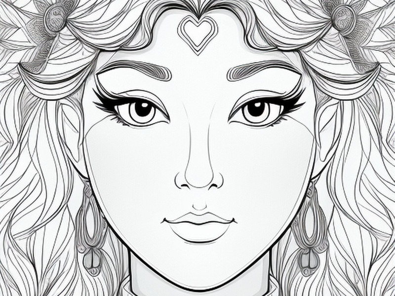Monochrome Dreams: 50 AI Character Portrait Collection - Features Image 13
