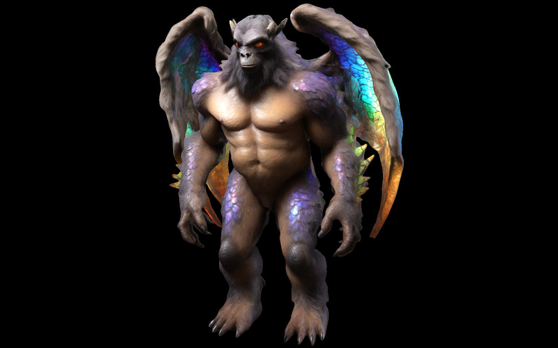 Menagerie mitica: modello 3D dei Gargoyle Guardians - Caratteristiche Immagine 12