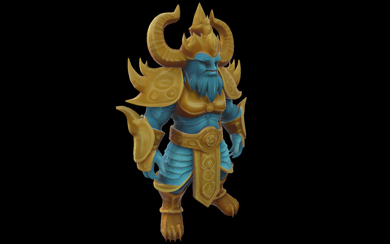 Mythic Realms: AI‑Crafted Fantasy Guardians 3D Pack 3D Model - Features Image 6
