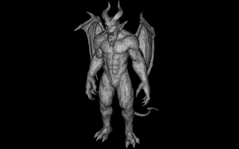 Menagerie mitica: modello 3D dei Gargoyle Guardians - Caratteristiche Immagine 5